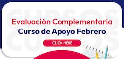 Evaluación Complementaria y Curso de Apoyo Feb