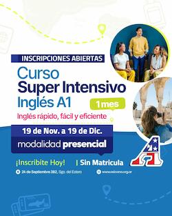 Curso Presencial Super Intensivo de Inglés A1