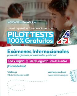 PILOT TESTS GRATUITOS 2024