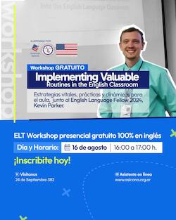 Workshop: Implementing Valuable routines in the English Language Classroom 