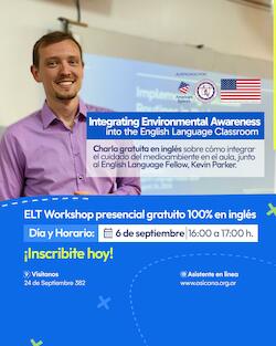 Workshop - Integrating Environmental Awareness into the English Language Classroom